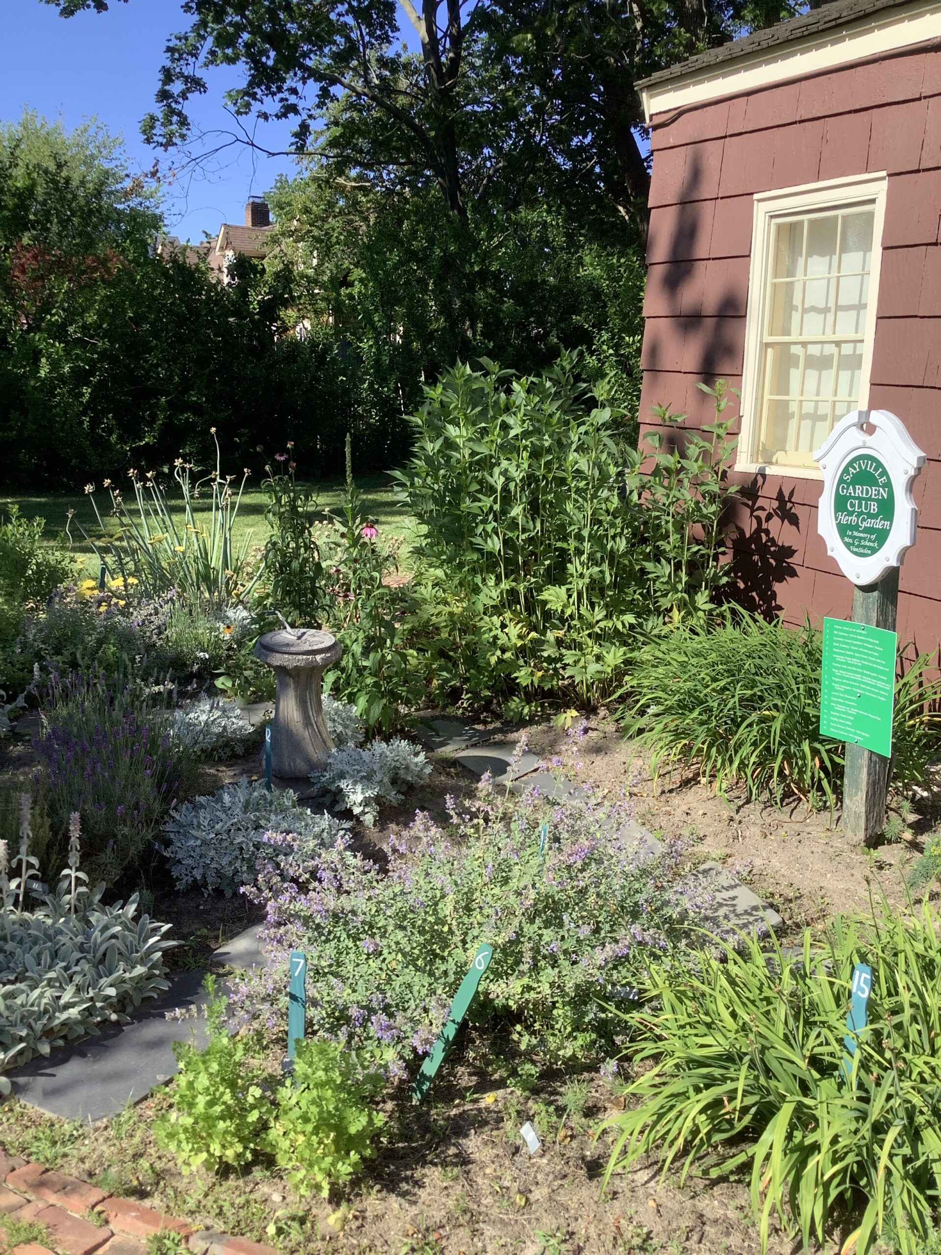 Sayville Garden Club Herb Garden Sayville Historical Society